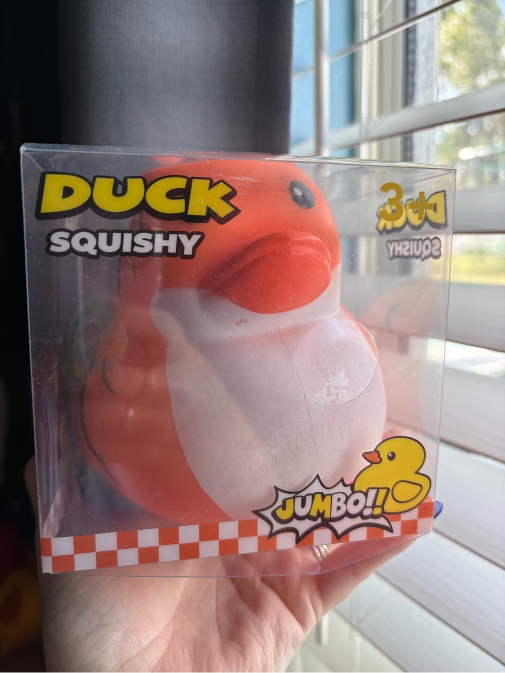 Jumbo tiger squishy duck